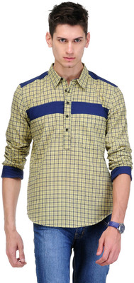 63% OFF on Yepme Checkered Men's A-line Kurta