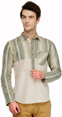 70% OFF on Yepme Striped Men's A-line Kurta