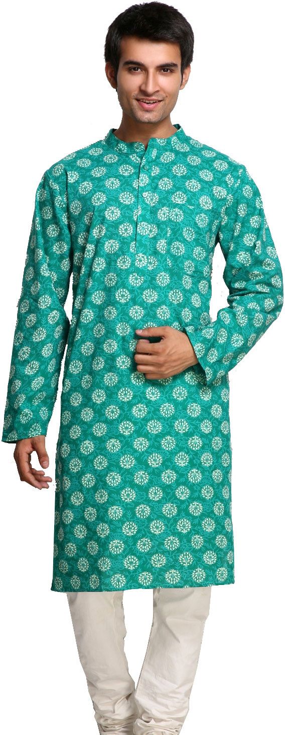 40% OFF on Aapno Rajasthan Printed Men's A-line Kurta