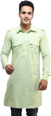 50% OFF on See Designs Solid Men's Straight Kurta