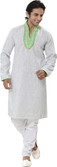 Zorro Self Design Men's Straight Kurta