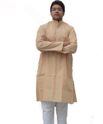 55% OFF on Gazi Striped Men's Straight Kurta