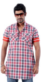S9 Men Checkered Men's Pathani Kurta S9 Men Checkered Men's Pathani Kurta