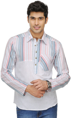 60% OFF on Yepme Striped Men's A-line Kurta