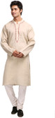 47% OFF on Aapno Rajasthan Solid Men's A-line Kurta