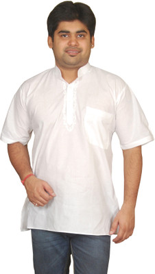 12% OFF on Bhartiya Solid Men's Straight Kurta 12% OFF on Bhartiya Solid Men's Straight Kurta