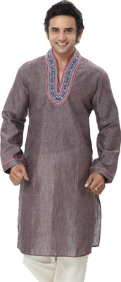 Zorro Solid Men's Straight Kurta Zorro Solid Men's Straight Kurta