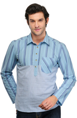 60% OFF on Yepme Striped Men's A-line Kurta