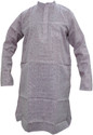 Indiatrendzs Solid Men's Straight Kurta