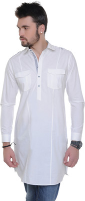 23% OFF on Qdesigns Solid Men's Pathani Kurta 23% OFF on Qdesigns Solid Men's Pathani Kurta