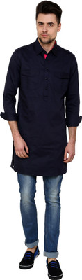 50% OFF on See Designs Solid Men's Straight Kurta