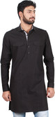 Qdesigns Solid Men's Pathani Kurta