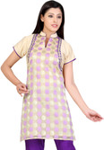 50% OFF on Lifestyle Retail Polka Print Girl's Straight Kurta