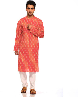 25% OFF on Aapno Rajasthan Printed Men's A-line Kurta