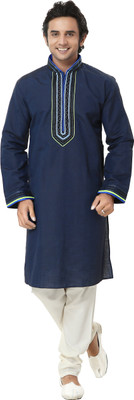 Zorro Self Design Men's Straight Kurta
