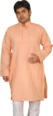 Bhartiya Solid Men's Straight Kurta Bhartiya Solid Men's Straight Kurta