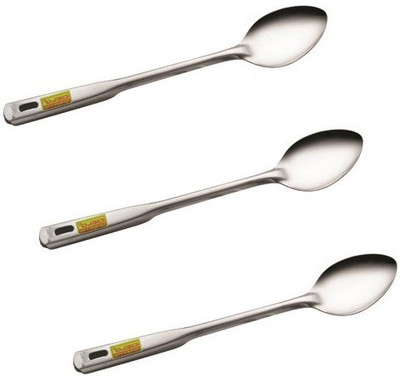 37% OFF on Cielo Stainless Steel Ladle Silver, Pack of 3