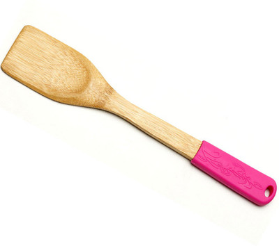 25% OFF on Aapno Rajasthan Wooden Ladle Brown, Pink, Pack of 1
