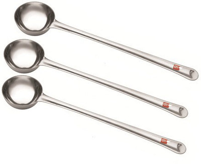 50% OFF on Cielo Stainless Steel Ladle Silver, Pack of 3 50% OFF on Cielo Stainless Steel Ladle Silver, Pack of 3