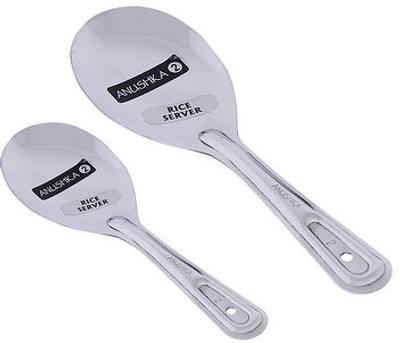 37% OFF on Tallboy Tallboy Anushka rice server ladle set of 2 Medium Steel Ladle Steel, Pack of 2 37% OFF on Tallboy Tallboy Anushka rice server ladle set of 2 Medium Steel Ladle Steel, Pack of 2