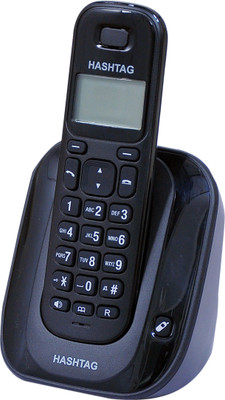 Hashtag 6111N Cordless Landline Phone (Black) 