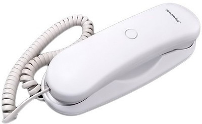 Pramoda PT-11 Corded Landline Phone (White) 