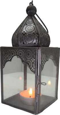 55% OFF on Exim 11 Silver Glass, Iron Lantern 55% OFF on Exim 11 Silver Glass, Iron Lantern