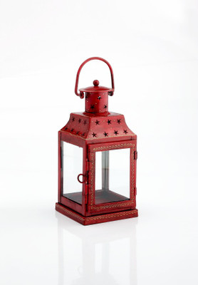 6% OFF on Era Red Iron, Glass Lantern 6% OFF on Era Red Iron, Glass Lantern
