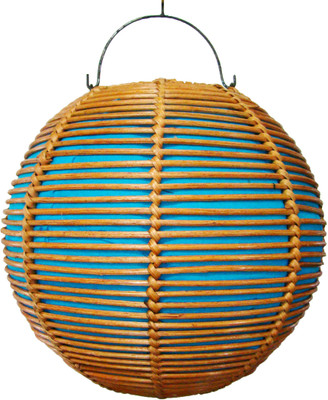 54% OFF on Elroe Furncoms Blue Bamboo Lantern