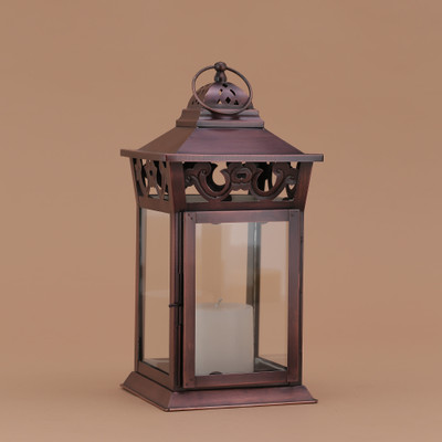 2% OFF on Indecrafts Brown Iron Lantern 2% OFF on Indecrafts Brown Iron Lantern