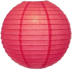 Urban Lifestyle Earthy Paper Lantern (Red, Pack Of 1)