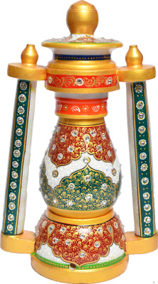 26% OFF on Artist Haat Beautifully Handcarved Multicolor Marble Lantern