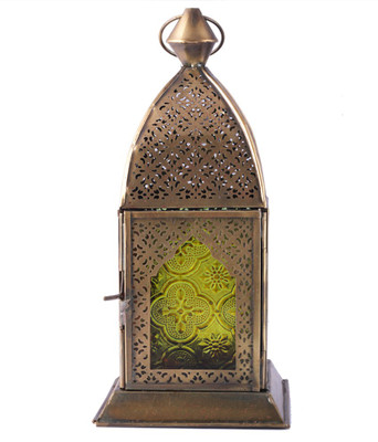 70% OFF on Sutra Decor Persian Gold Glass Lantern