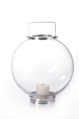 Goyal India Clear Steel, Glass Lantern