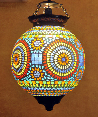 24% OFF on Lal Haveli Multicolor Glass Lantern