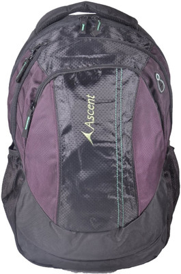 50% OFF on Aqsa 15 inch Laptop Backpack BLACKPURPLE
