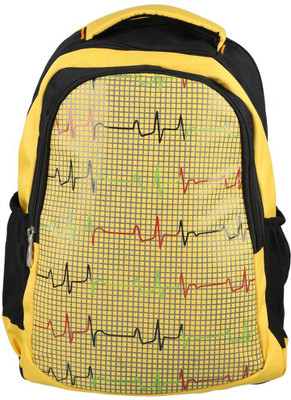 38% OFF on Travolic 15 inch Laptop Backpack Yellow, Black