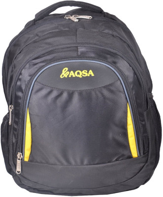 26% OFF on AQSA 15 inch Laptop Backpack Blackandyellow