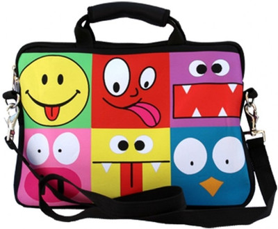 Shor Sharaba 13 inch Expandable Laptop Messenger Bag Multi-color