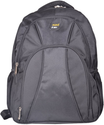 46% OFF on AQSA 15 inch Laptop Backpack Black
