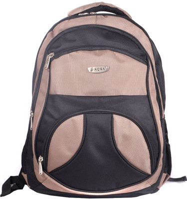 50% OFF on AQSA 15 inch Laptop Backpack Blackandkhaki