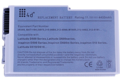 61% OFF on 4D Latitude D610 6 Cell Laptop Battery 61% OFF on 4D Latitude D610 6 Cell Laptop Battery