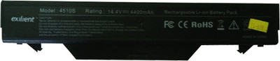 48% OFF on Exilient HP Probook 4410S 14 inch Laptop model only 6 Cell Laptop Battery