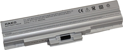 7% OFF on Hako Sony VGP-BPS13 Silver 6 Cell Laptop Battery 7% OFF on Hako Sony VGP-BPS13 Silver 6 Cell Laptop Battery