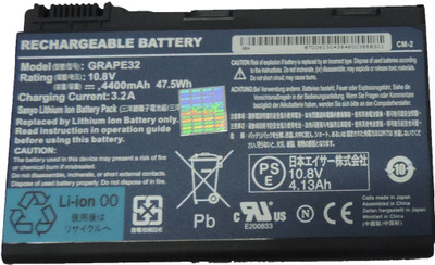 47% OFF on Acer Grape 32 6 Cell Laptop Battery 47% OFF on Acer Grape 32 6 Cell Laptop Battery