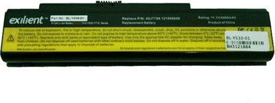 48% OFF on Exilient Y510 6 Cell Laptop Battery