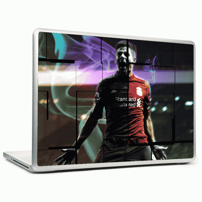 24% OFF on Headturnerz Steven Gerrard Liverpool Football Club Vinyl Laptop Decal