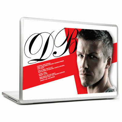 24% OFF on Headturnerz David Beckham Football Vinyl Laptop Decal