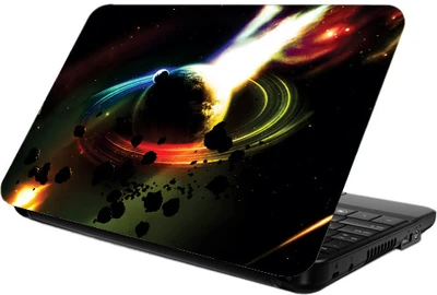 70% OFF on Printland Dark Black Vinyl Laptop Decal