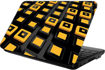 70% OFF on Printland Yellow Box Vinyl Laptop Decal